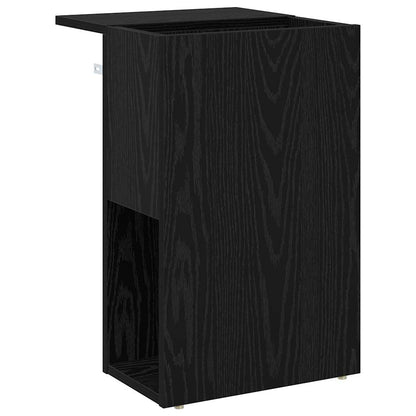 Tavolino Rovere Nero 35 x 40 x 55 cm Legno multistrato