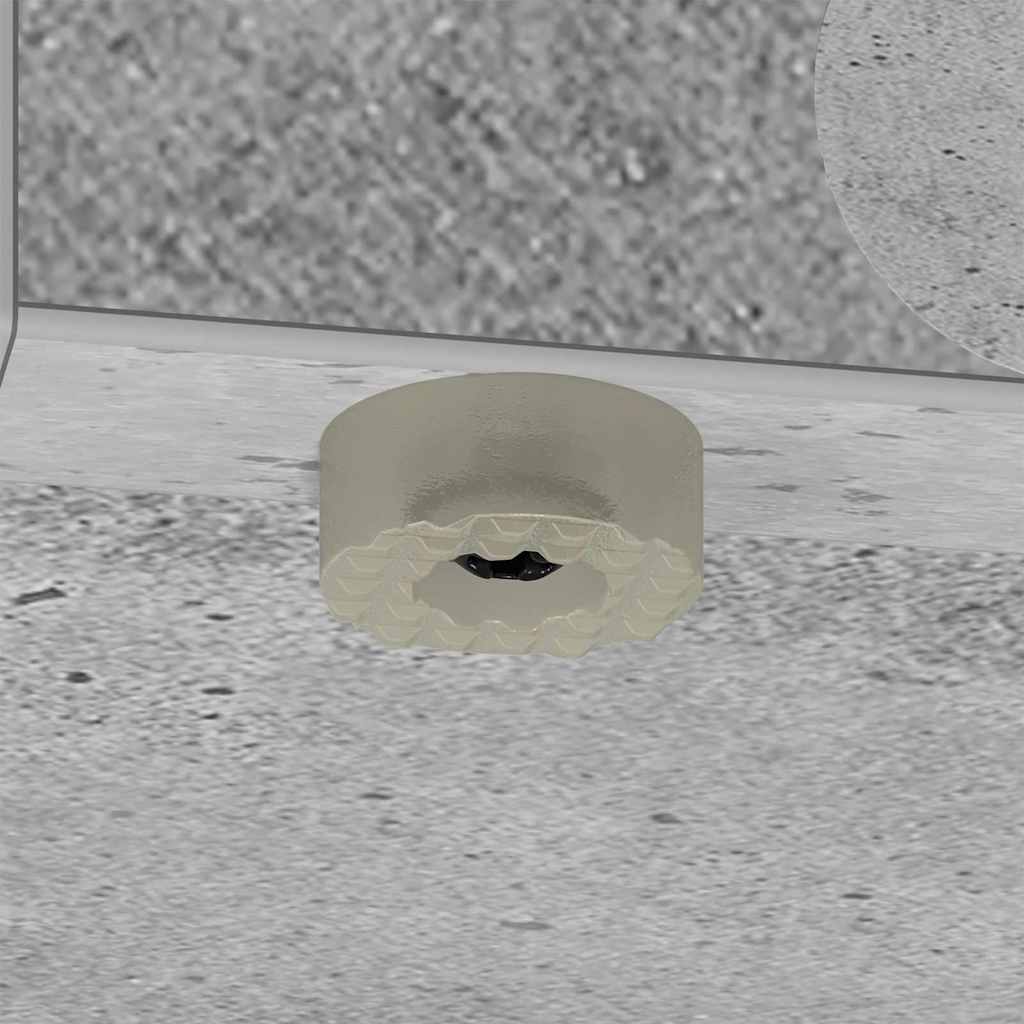 Tavolino Grigio cemento 35 x 40 x 55 cm Legno multistrato