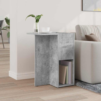 Tavolino Grigio cemento 35 x 40 x 55 cm Legno multistrato