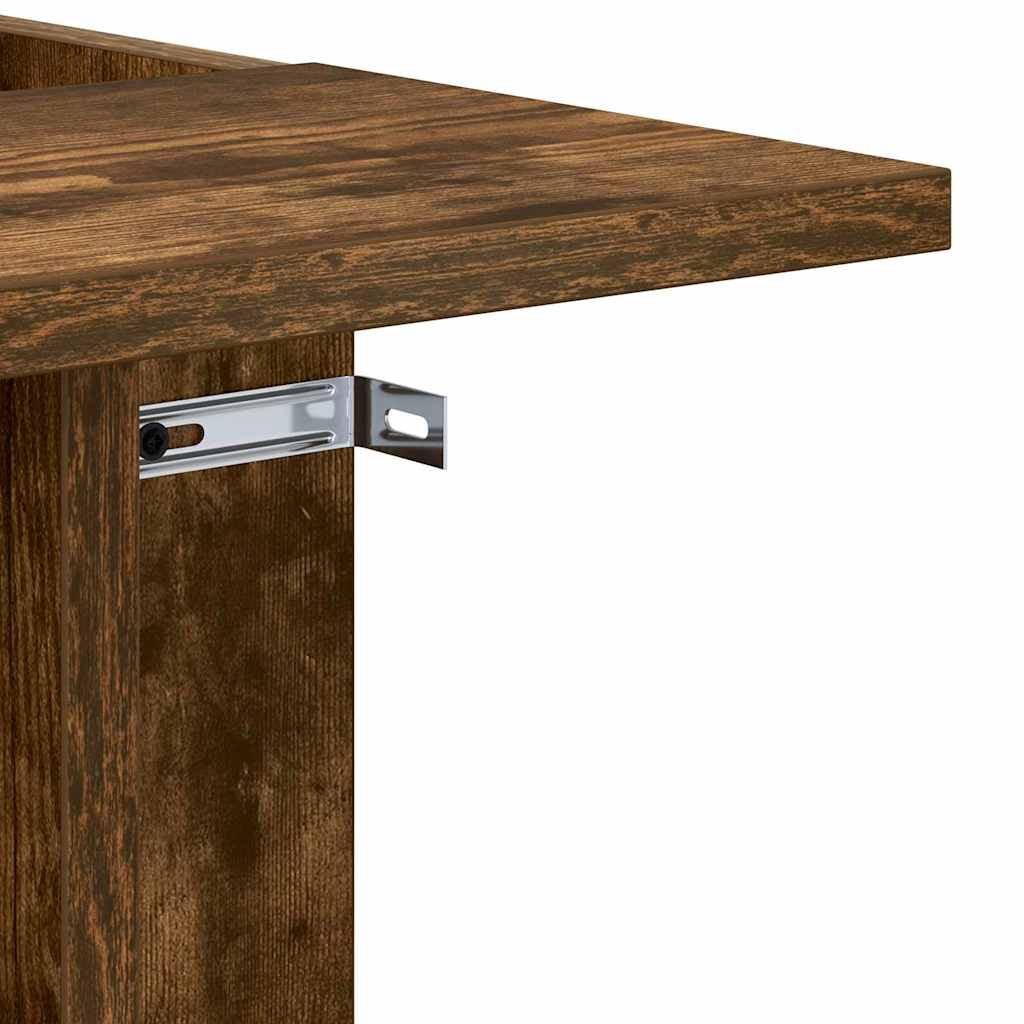 Tavolino Rovere fumé 35 x 40 x 55 cm Legno multistrato