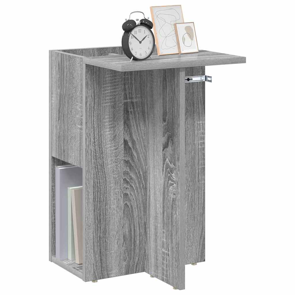 Tavolino Grigio Sonoma 35 x 40 x 55 cm Legno multistrato