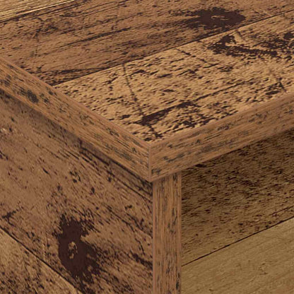Comodino 2 pcs Legno vecchio 40 x 31 x 15 cm Legno multistrato | homemem39