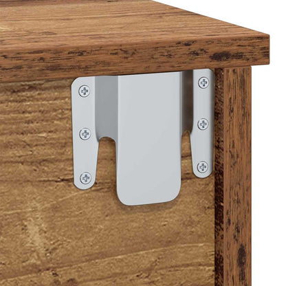 Comodino 2 pcs Legno vecchio 40 x 31 x 15 cm Legno multistrato | homemem39
