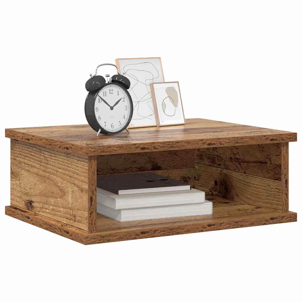 Comodino 2 pcs Legno vecchio 40 x 31 x 15 cm Legno multistrato | homemem39