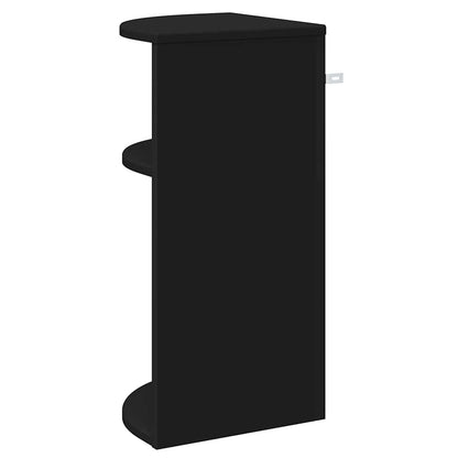 Tavolino Nero 29,6 x 29,6 x 60 cm Legno multistrato