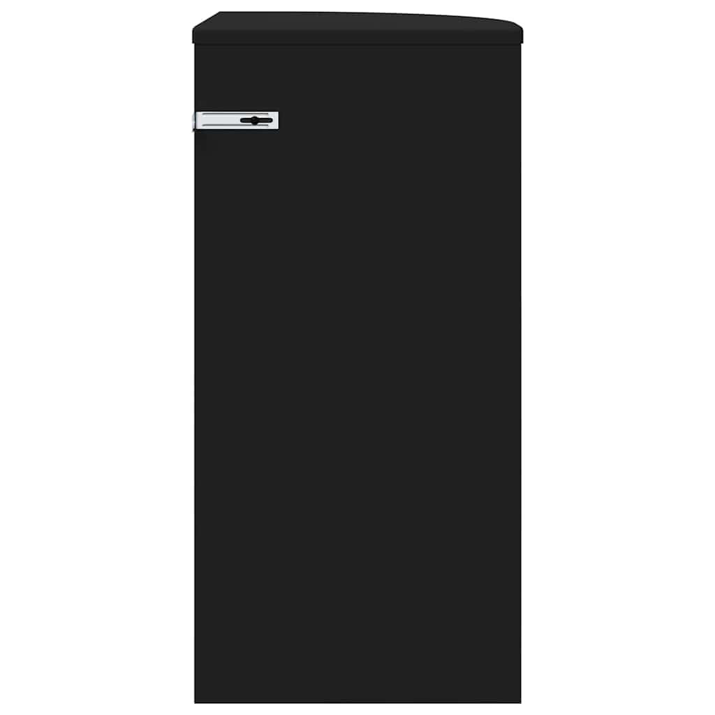 Tavolino Nero 29,6 x 29,6 x 60 cm Legno multistrato