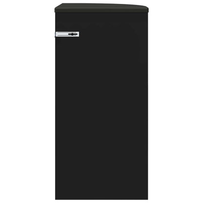 Tavolino Nero 29,6 x 29,6 x 60 cm Legno multistrato | homemem39