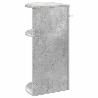 Tavolino Grigio cemento 29,6 x 29,6 x 60 cm Legno multistrato