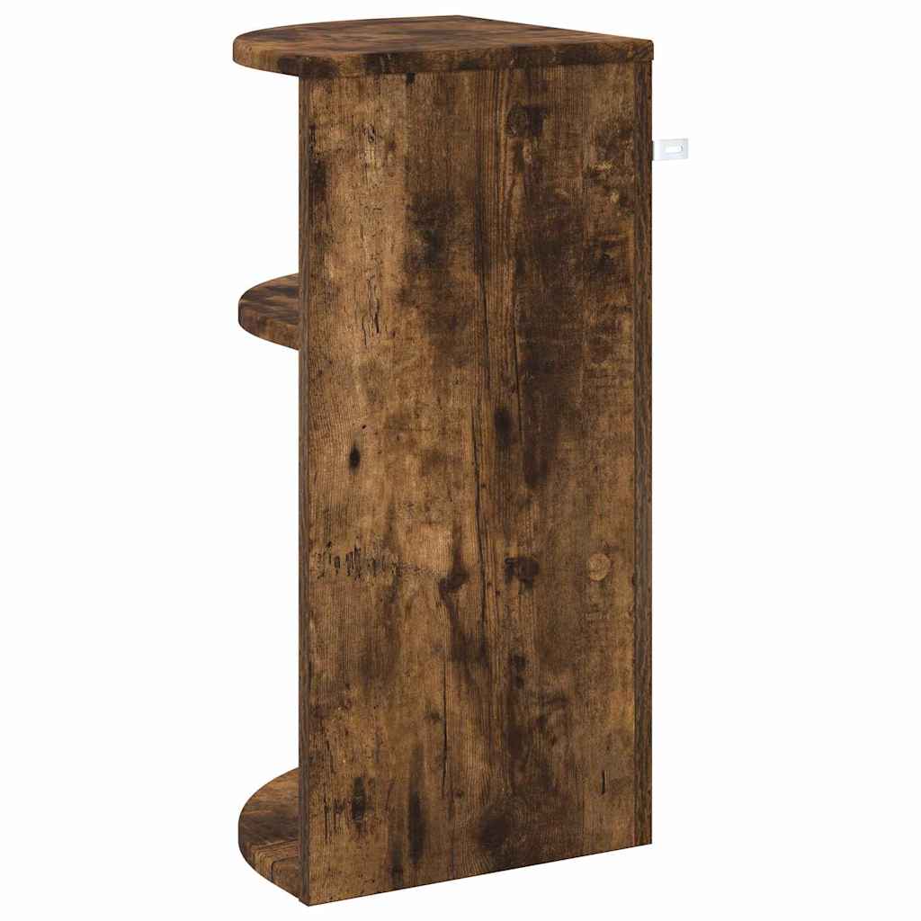 Tavolino Rovere fumé 29,6 x 29,6 x 60 cm Legno multistrato