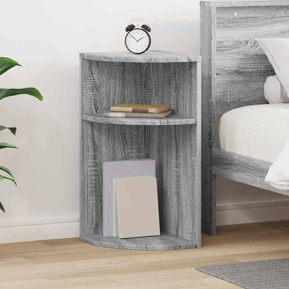 Tavolino Grigio Sonoma 29,6 x 29,6 x 60 cm Legno ingegnerizzato