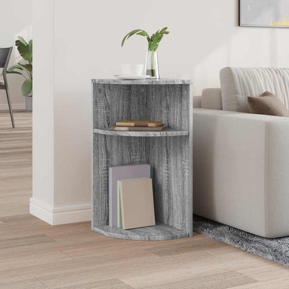 Tavolino Grigio Sonoma 29,6 x 29,6 x 60 cm Legno ingegnerizzato
