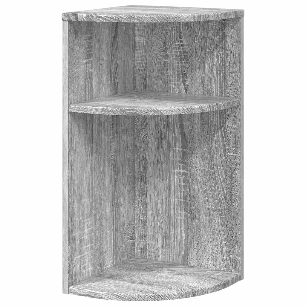 Tavolino Grigio Sonoma 29,6 x 29,6 x 60 cm Legno ingegnerizzato