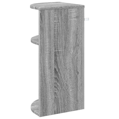 Tavolino Grigio Sonoma 29,6 x 29,6 x 60 cm Legno ingegnerizzato