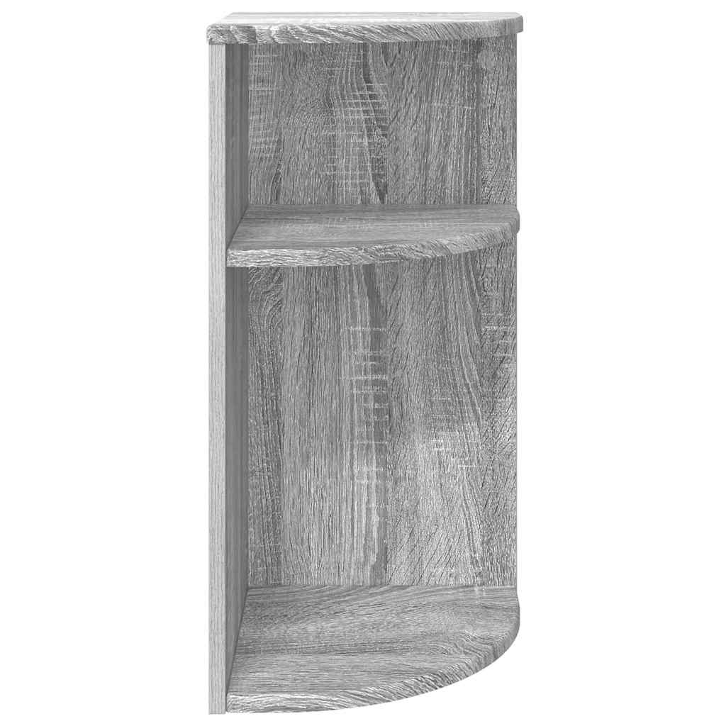Tavolino Grigio Sonoma 29,6 x 29,6 x 60 cm Legno ingegnerizzato