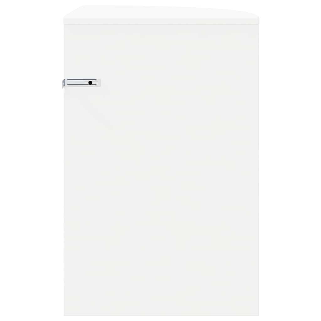 Tavolino Bianco 39,7 x 39,7 x 60 cm Legno multistrato