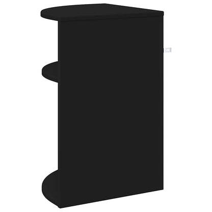 Tavolino Nero 39,7 x 39,7 x 60 cm Legno multistrato