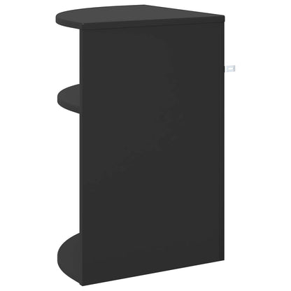 Tavolino Nero 39,7 x 39,7 x 60 cm Legno multistrato | homemem39