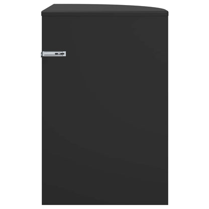 Tavolino Nero 39,7 x 39,7 x 60 cm Legno multistrato | homemem39
