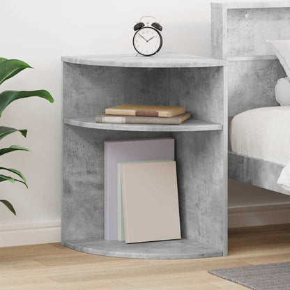 Tavolino Grigio cemento 39,7 x 39,7 x 60 cm Legno multistrato