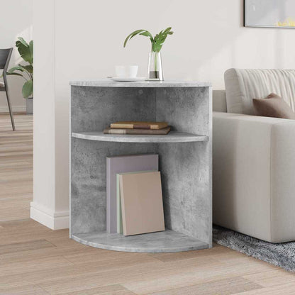 Tavolino Grigio cemento 39,7 x 39,7 x 60 cm Legno multistrato