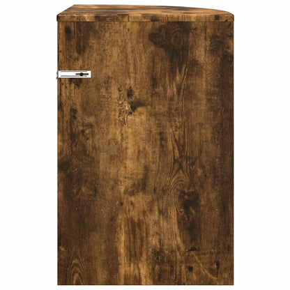 Tavolino Rovere fumé 39,7 x 39,7 x 60 cm Legno multistrato