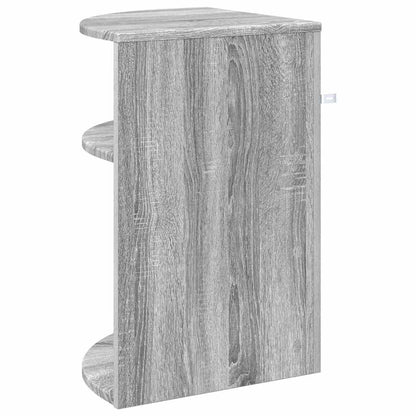 Tavolino Grigio Sonoma 39,7 x 39,7 x 60 cm Legno multistrato