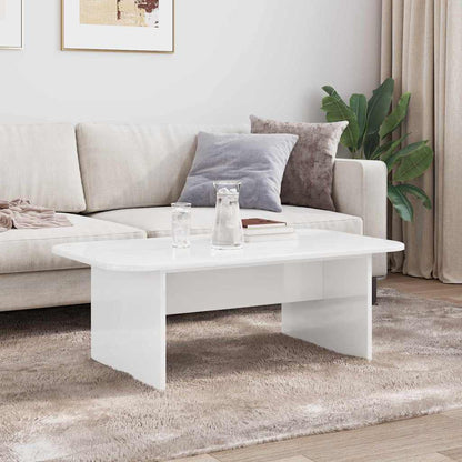 Tavolino da salotto Bianco Lucido 93 x 53 x 33 cm | homemem39