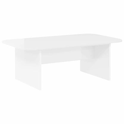 Tavolino da salotto Bianco Lucido 93 x 53 x 33 cm | homemem39