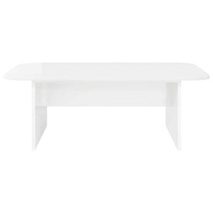 Tavolino da salotto Bianco Lucido 93 x 53 x 33 cm | homemem39