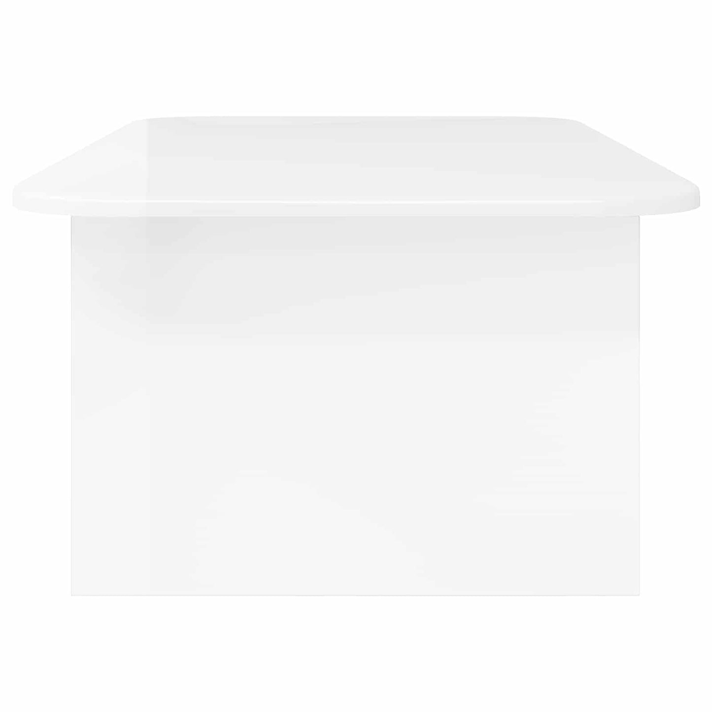Tavolino da salotto Bianco Lucido 93 x 53 x 33 cm