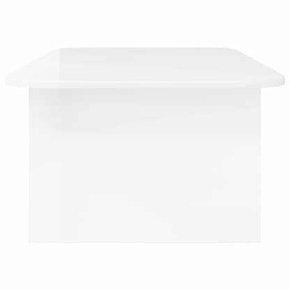 Tavolino da salotto Bianco Lucido 93 x 53 x 33 cm