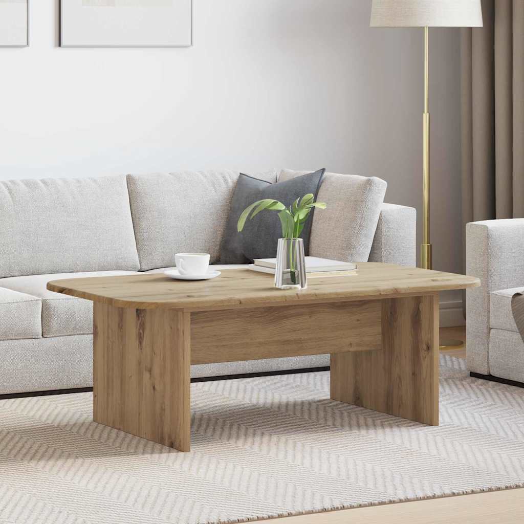 Tavolino da salotto Rovere artigianale 93 x 53 x 33 cm | homemem39