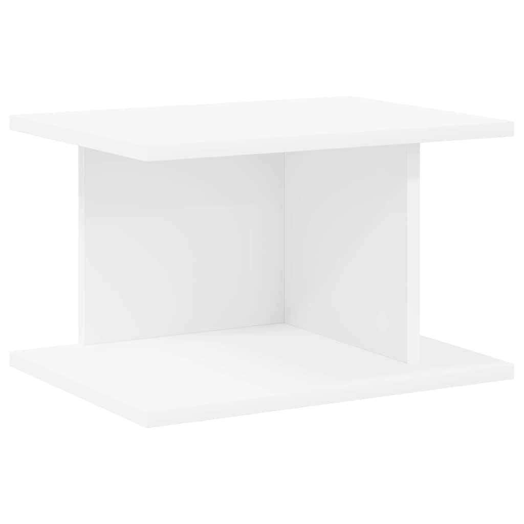 Comodino Bianco 40 x 30 x 25 cm Legno multistrato | homemem39