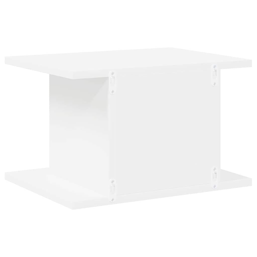 Comodino Bianco 40 x 30 x 25 cm Legno multistrato | homemem39