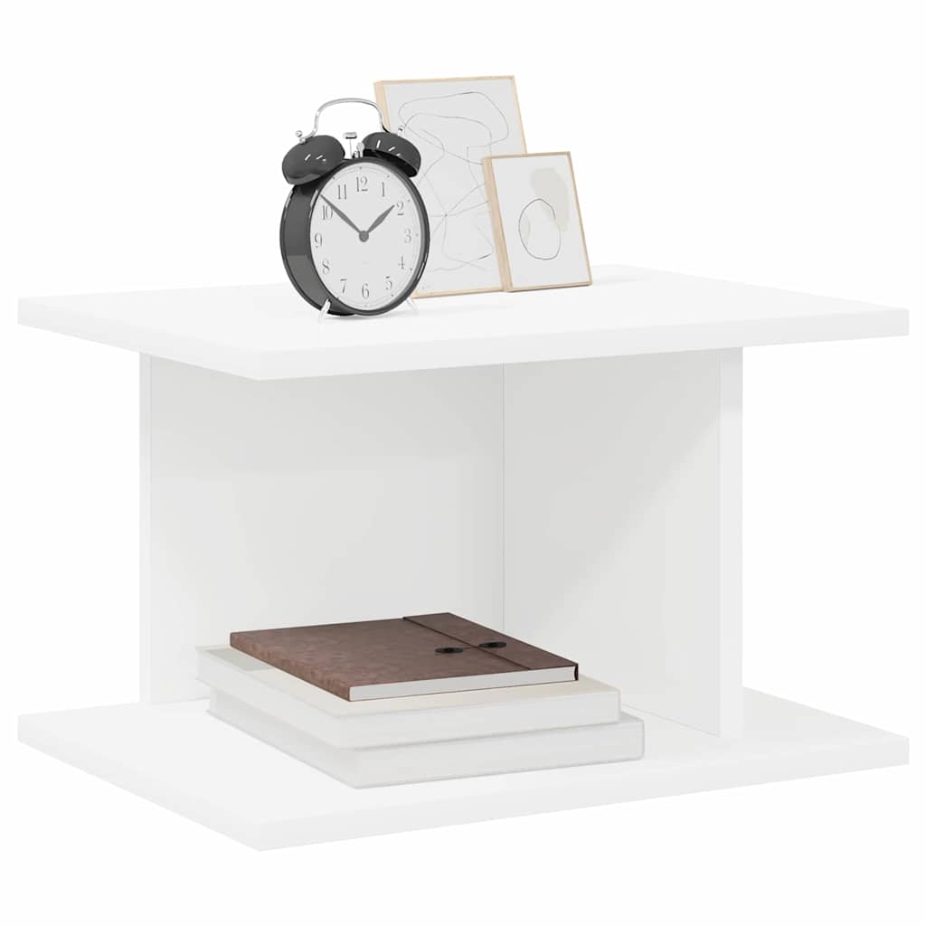Comodino Bianco 40 x 30 x 25 cm Legno multistrato | homemem39