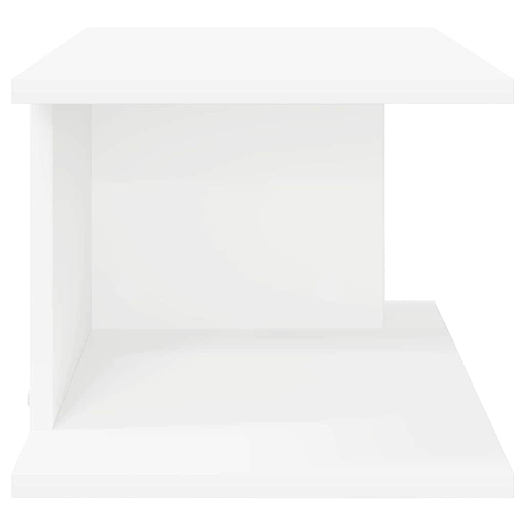 Comodino Bianco 40 x 30 x 25 cm Legno multistrato | homemem39