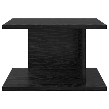 Comodino Rovere Nero 40 x 30 x 25 cm Legno multistrato | homemem39