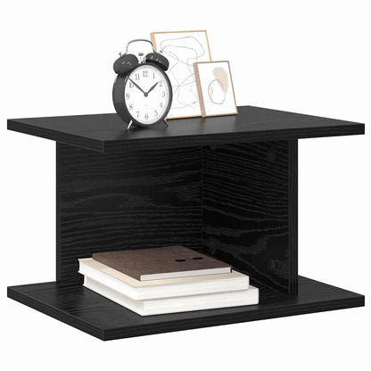 Comodino Rovere Nero 40 x 30 x 25 cm Legno ingegnerizzato | homemem39