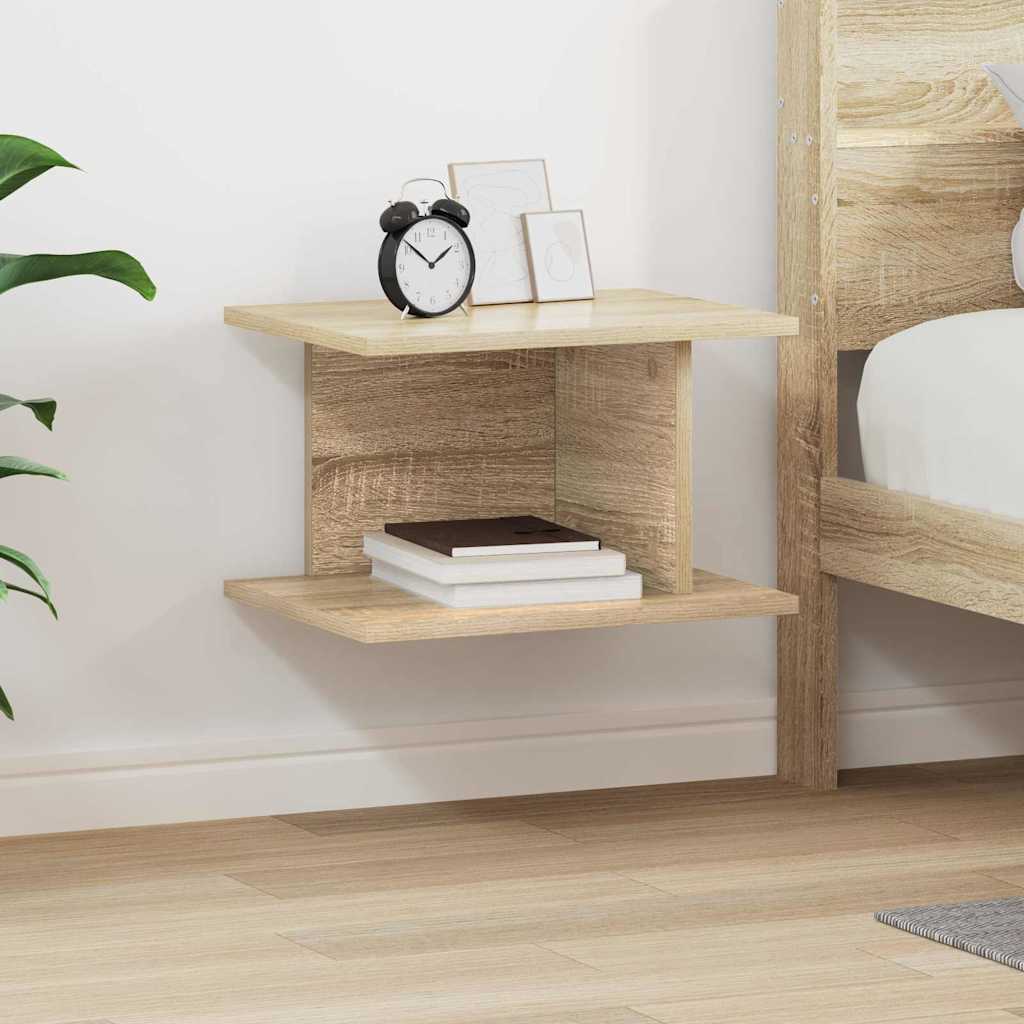 Comodino Rovere Sonoma 40 x 30 x 25 cm Legno multistrato | homemem39