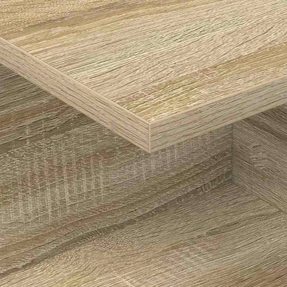 Comodino 2 pcs Rovere Sonoma 40 x 30 x 25 cm Legno multistrato | homemem39