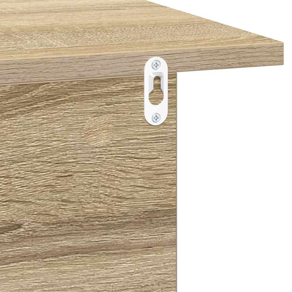 Comodino 2 pcs Rovere Sonoma 40 x 30 x 25 cm Legno multistrato | homemem39