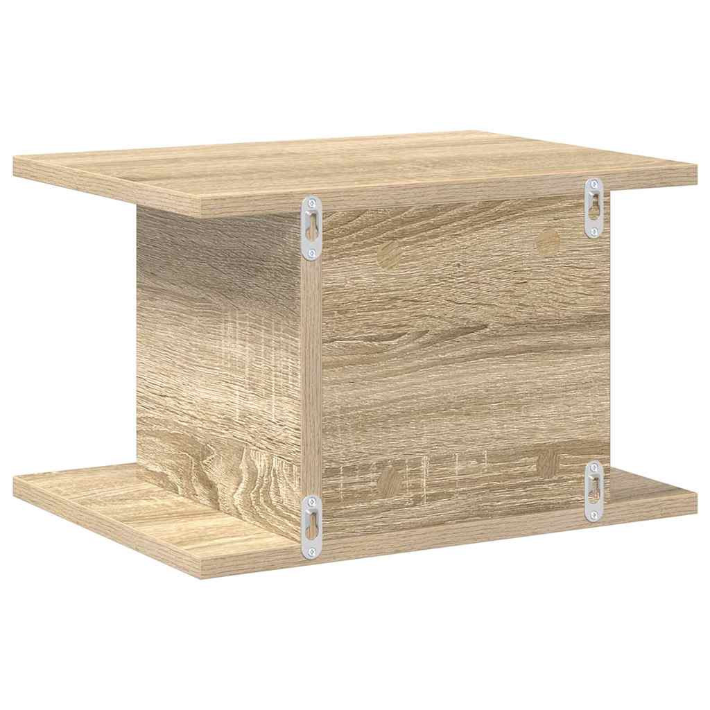 Comodino 2 pcs Rovere Sonoma 40 x 30 x 25 cm Legno multistrato | homemem39