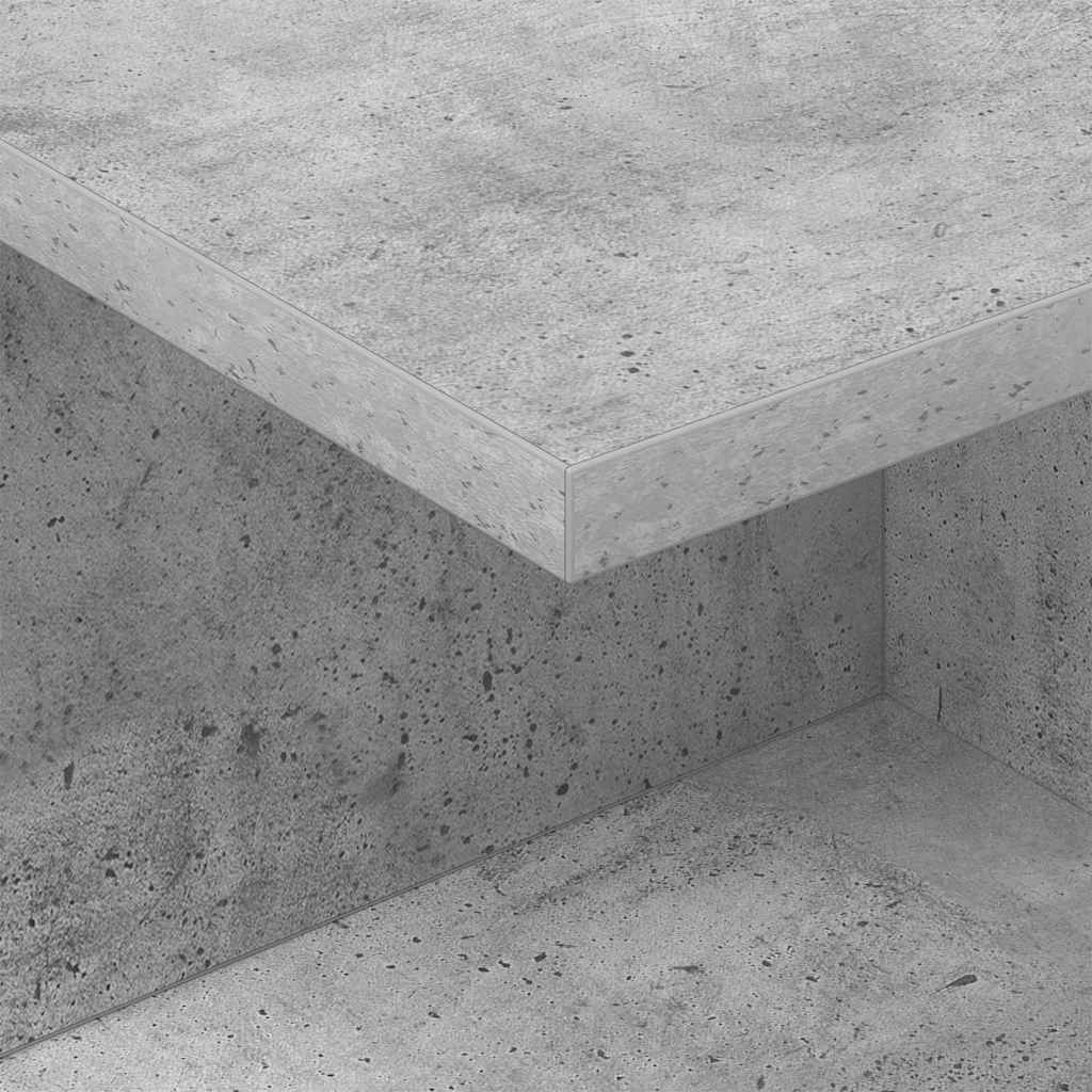 Comodino Grigio cemento 40 x 30 x 25 cm Legno multistrato | homemem39