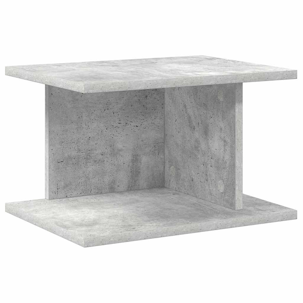 Comodino Grigio cemento 40 x 30 x 25 cm Legno ingegnerizzato