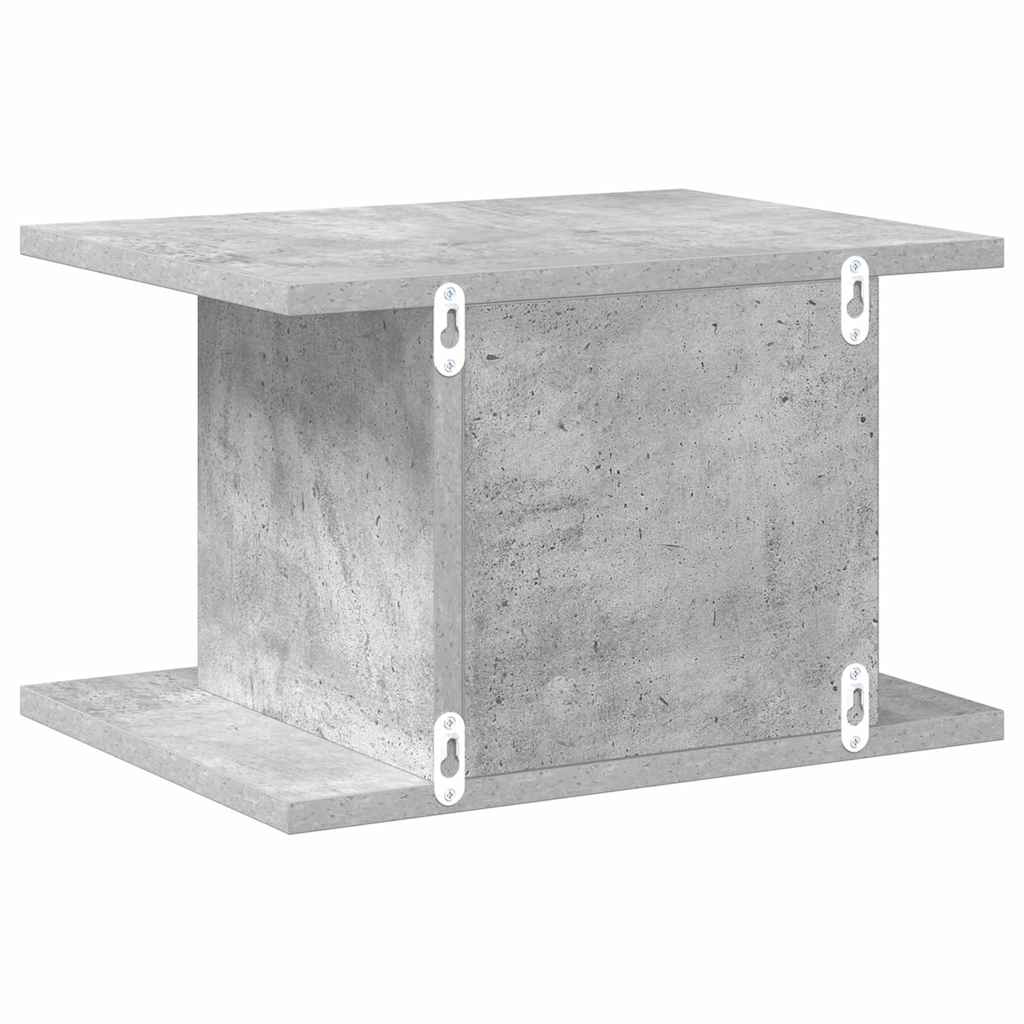 Comodino Grigio cemento 40 x 30 x 25 cm Legno multistrato | homemem39