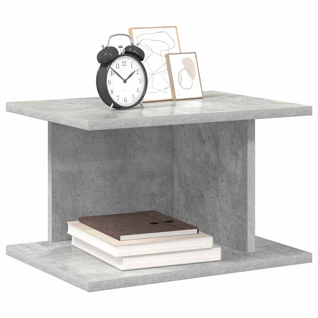 Comodino Grigio cemento 40 x 30 x 25 cm Legno multistrato | homemem39