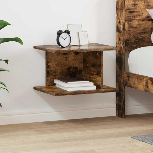 Comodino Rovere fumé 40 x 30 x 25 cm Legno multistrato | homemem39