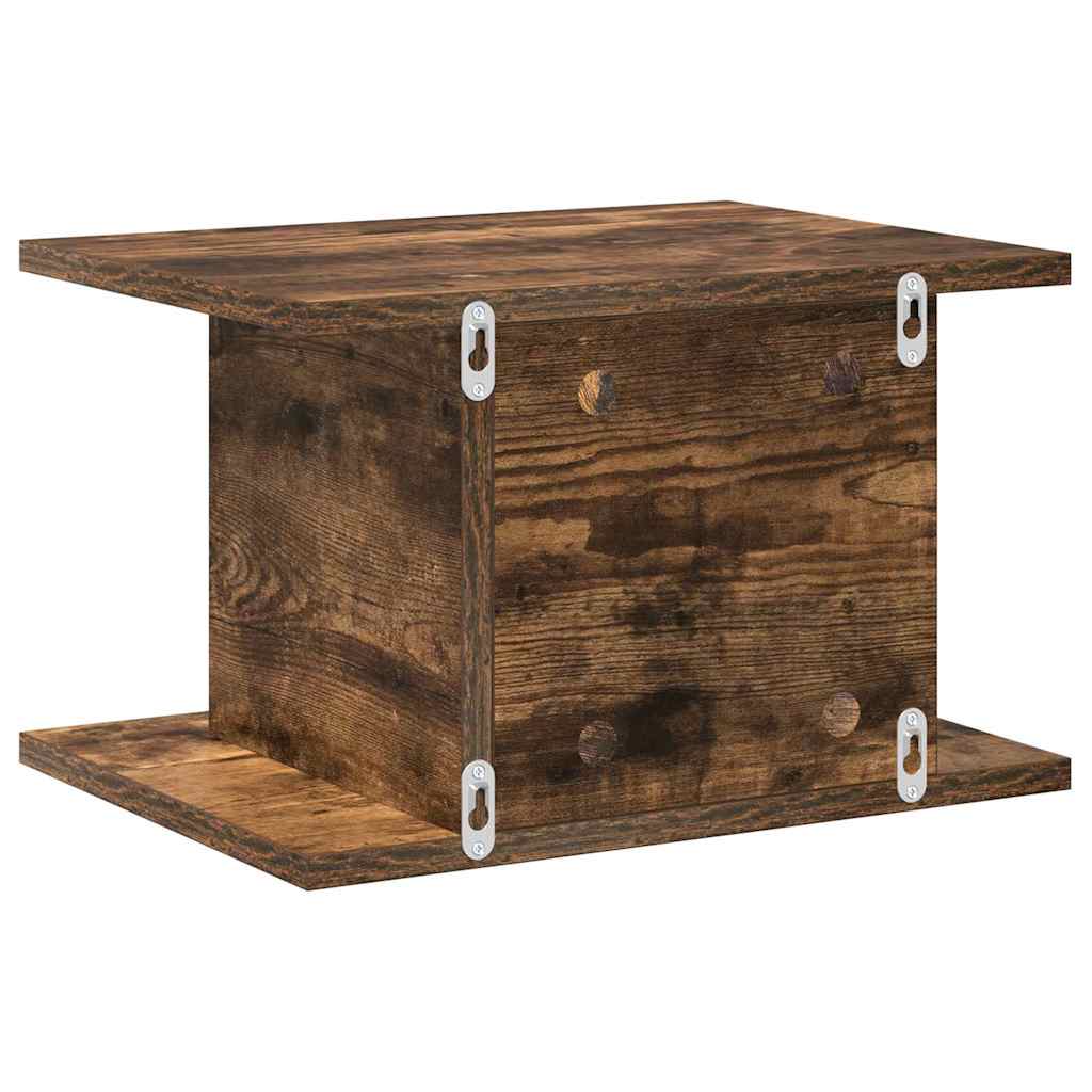 Comodino 2 pcs Rovere fumé 40 x 30 x 25 cm Legno multistrato | homemem39