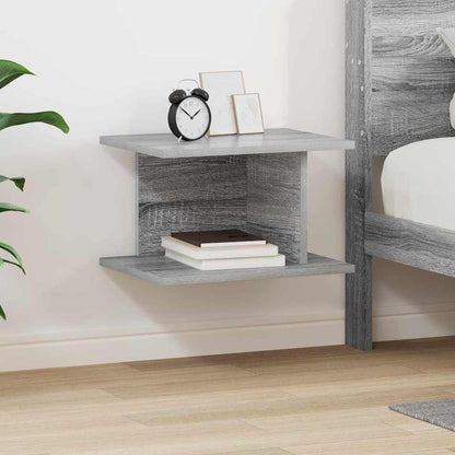 Comodino Grigio Sonoma 40 x 30 x 25 cm Legno multistrato | homemem39