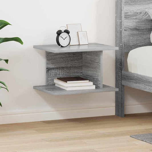 Comodino Grigio Sonoma 40 x 30 x 25 cm Legno multistrato | homemem39